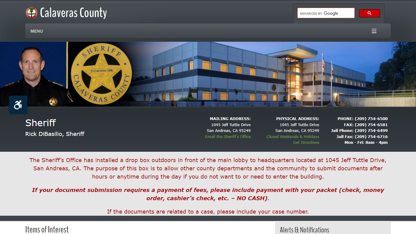 Sheriff - Calaveras County, California